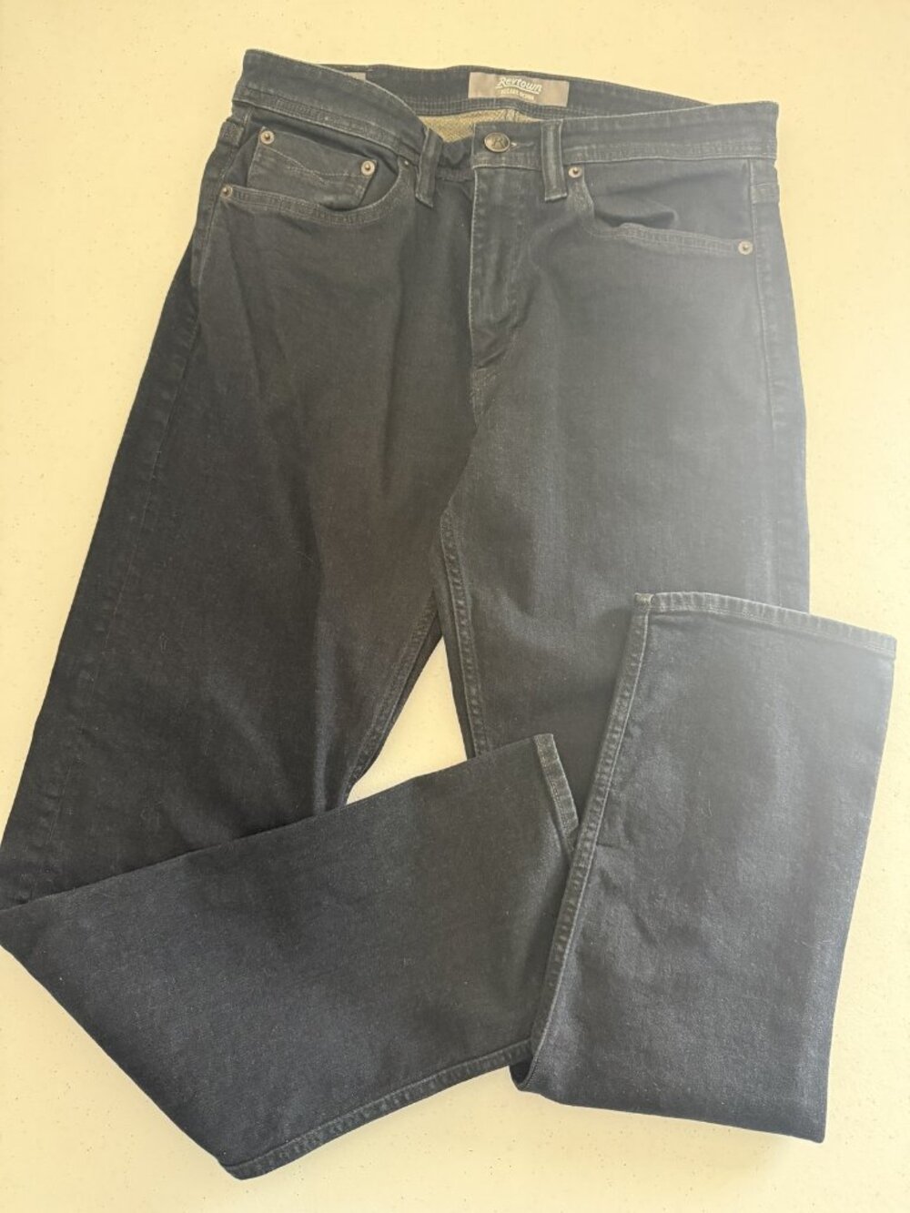 Revtown Sharp Decade Denim Men's 31x30 Dark Wash Stretch Jeans